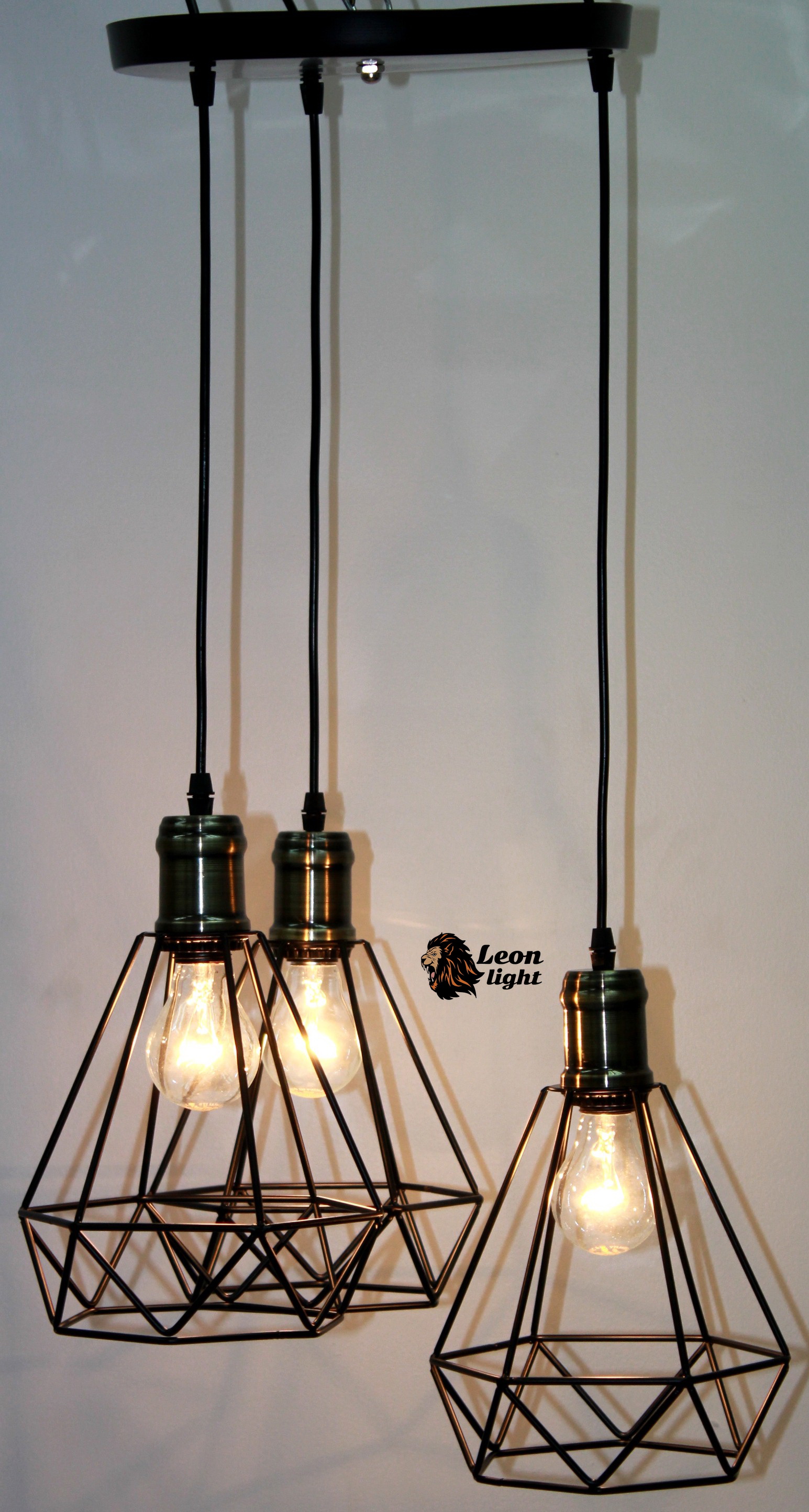 โคมไฟวินเทจ Loft (ลอฟท์) G-1003/3-BK
