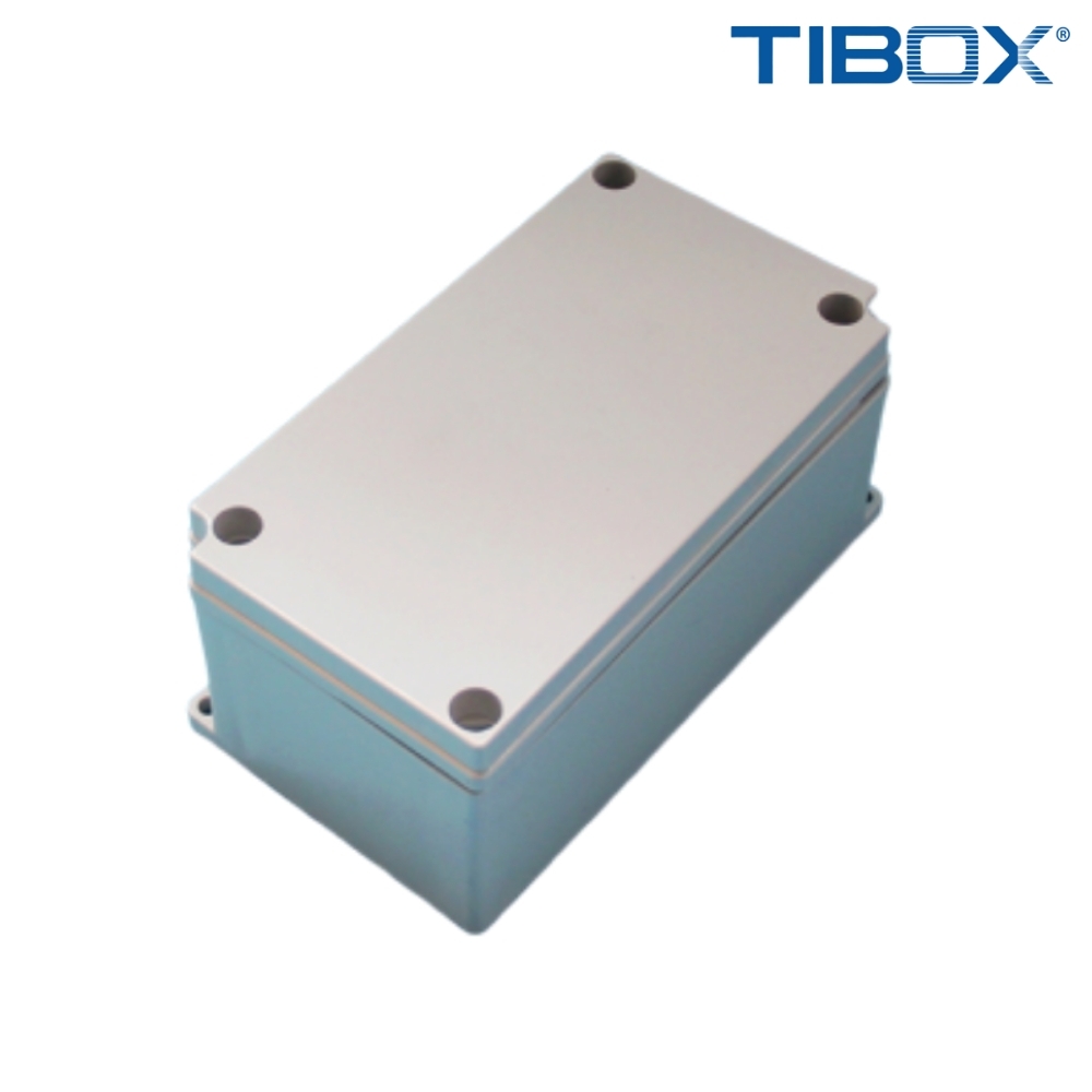 TIBOX TJ-15P กล่องพลาสติก พร้อมเทอร์มินอลบล็อก(Plastic Terminal Block Box IP66) 15Pole 10A Size : 180x100x55 mm.