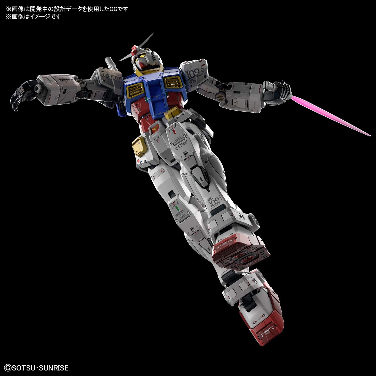 **MTS Toys**กันดั้ม PG 1/60 Perfect Grade Unleashed Gundam : RX-78-2