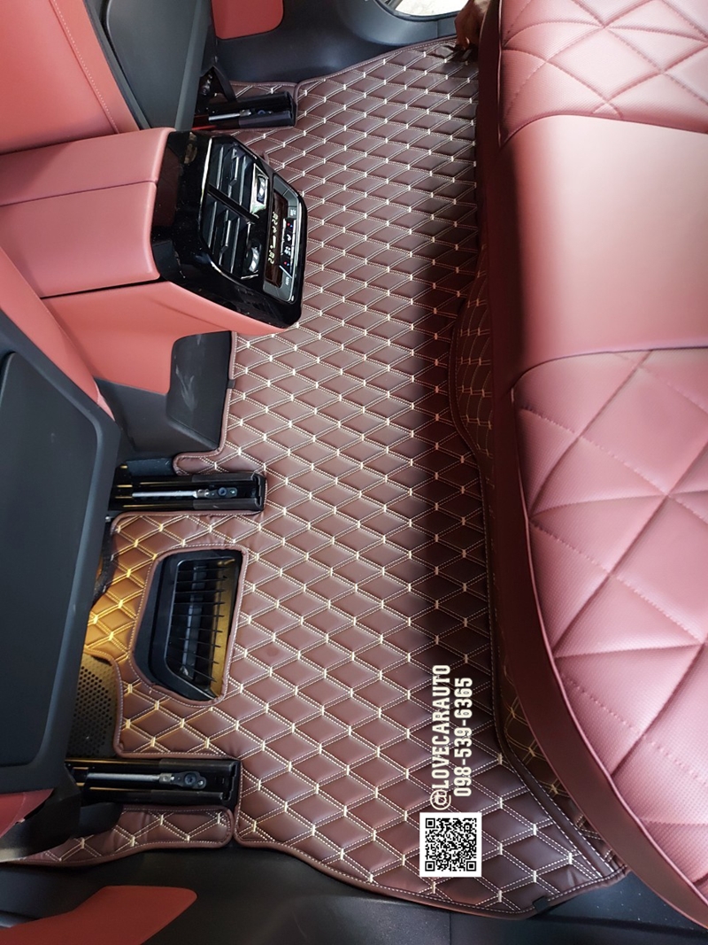 พรมปูพื้นรถยนต์ BMW IX40 สีกาแฟ