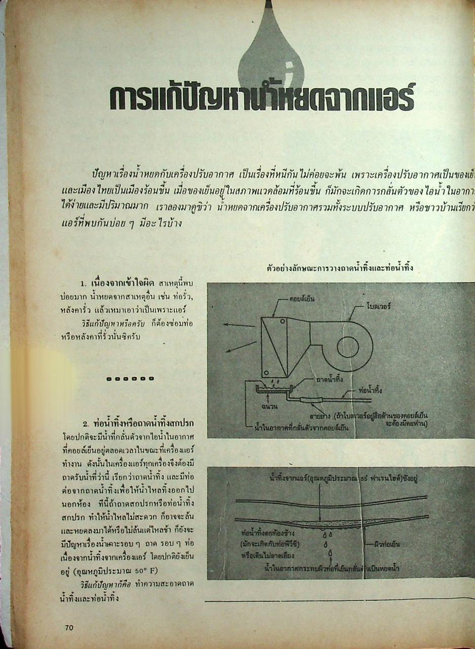 30 เรื่องน่ารู้เทคนิคการปรับอากาศ