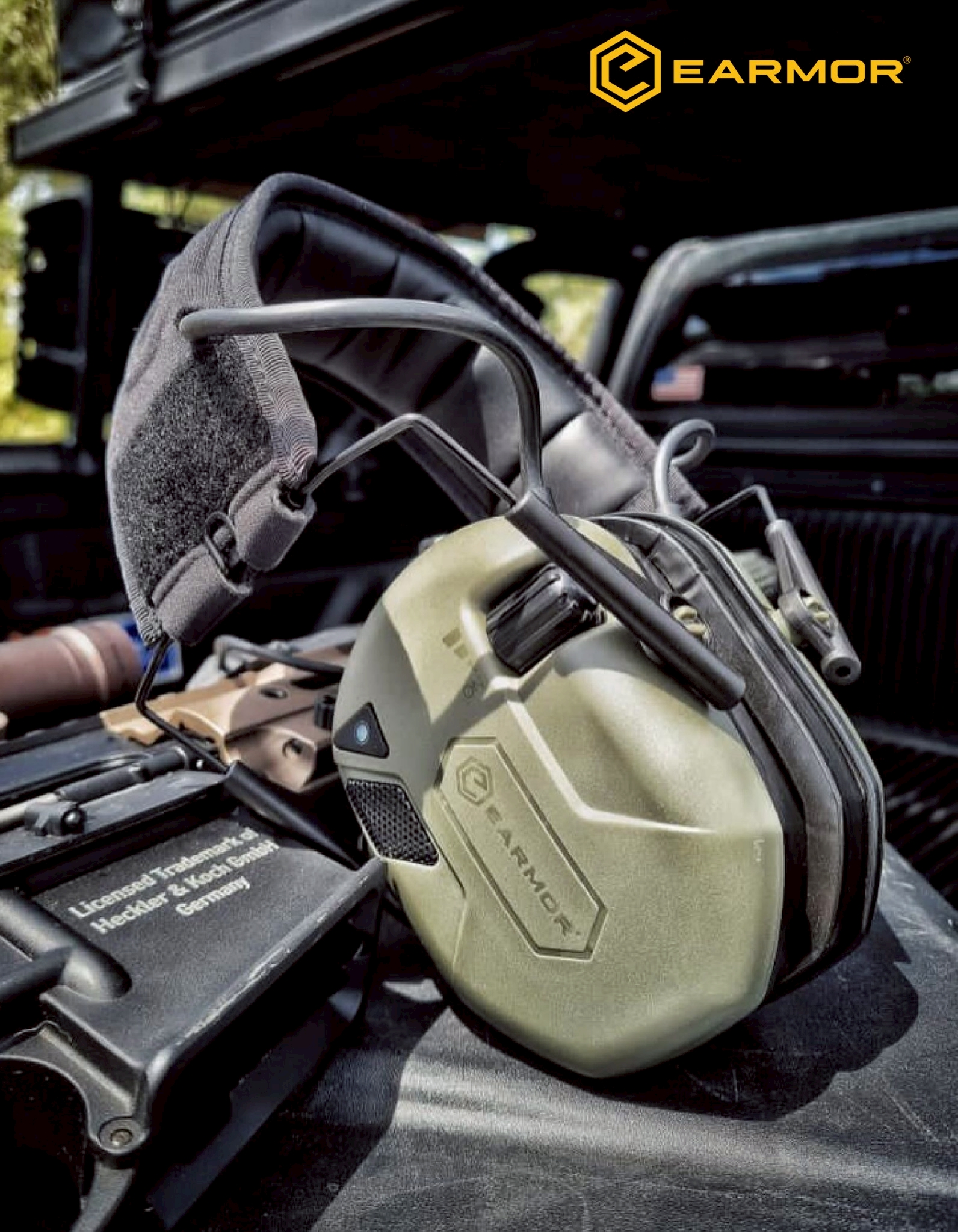 🇹🇭 1392 ไทยแลนด์ แทคติคอล ครอบหูฟัง M300T Earmor