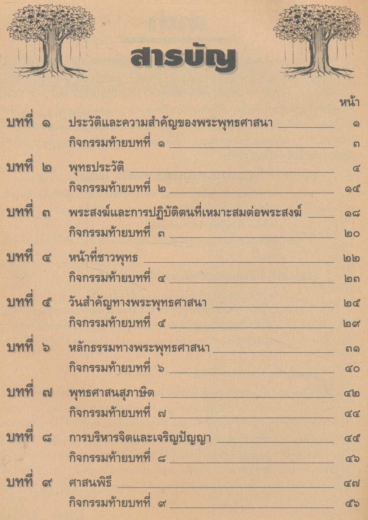 พระพุทธศาสนา ๓ ชั้นประถมศึกษาปีที่ ๓
