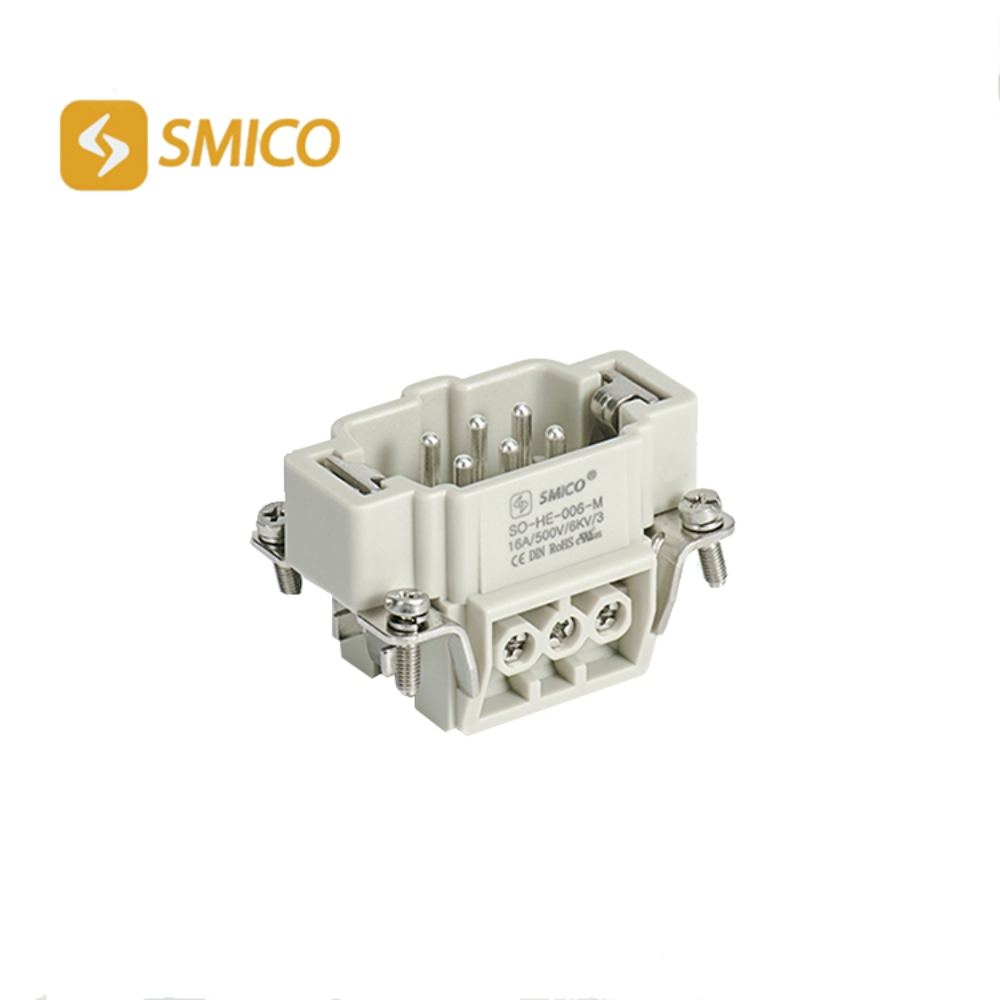 "SMICO" SO-HE-006-M MALE INSERT 1-6,6P-TOP-16A-500V