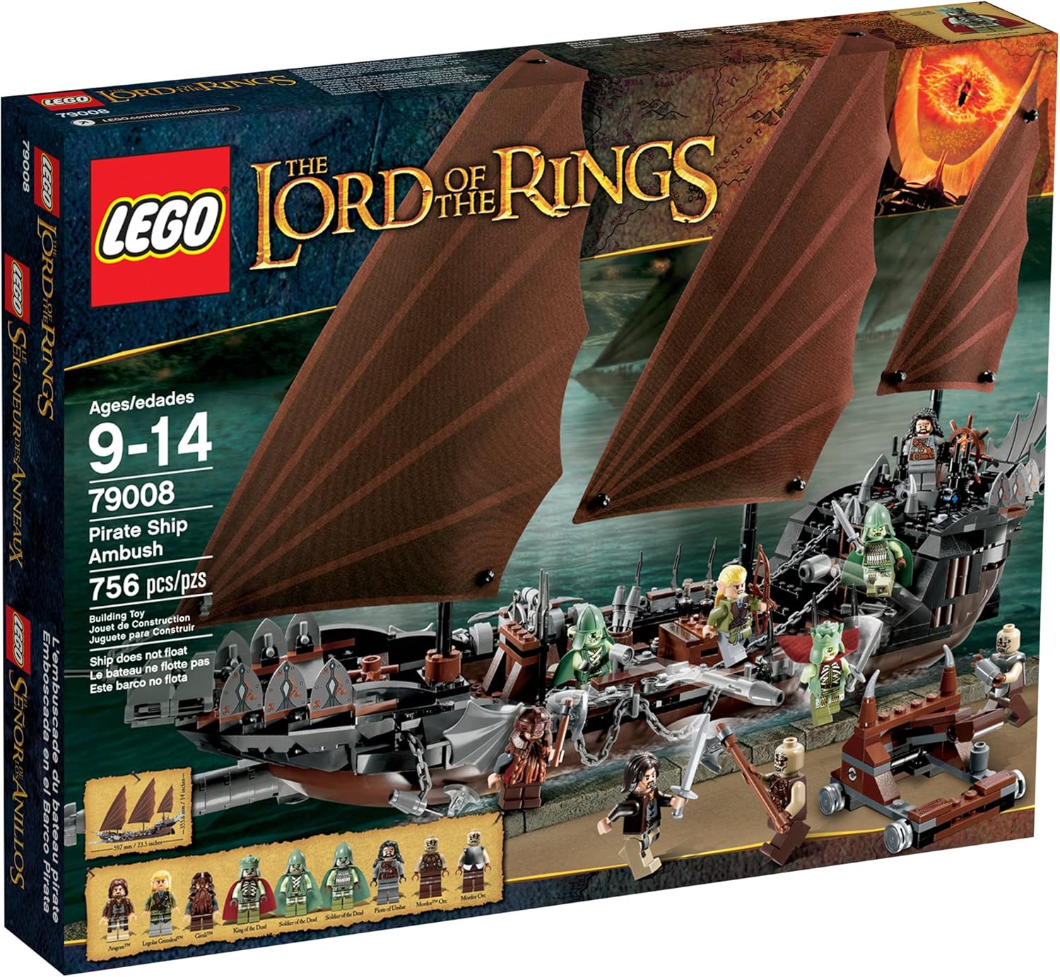 **MTS Toys**เลโก้ Lego The Lord of The Rings 79008 : Pirate Ship Ambush