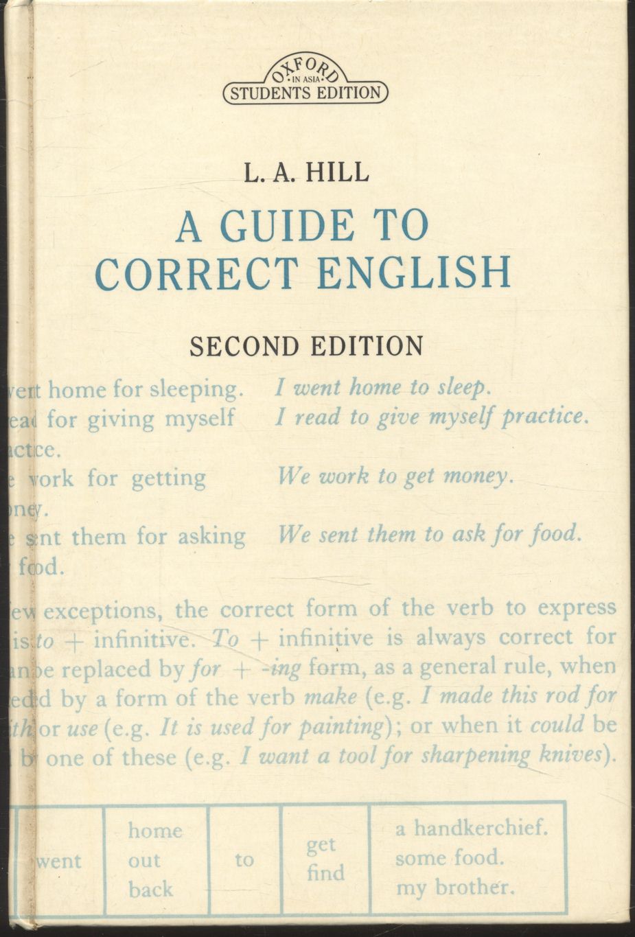 A GUIDE TO CORRECT ENGLISH (L.A. HILL)