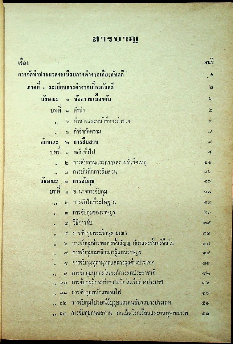 ระเบียบการตำรวจเกี่ยวกับคดี (ฉบับย่อที่สมบูรณ์) เล่ม ๑