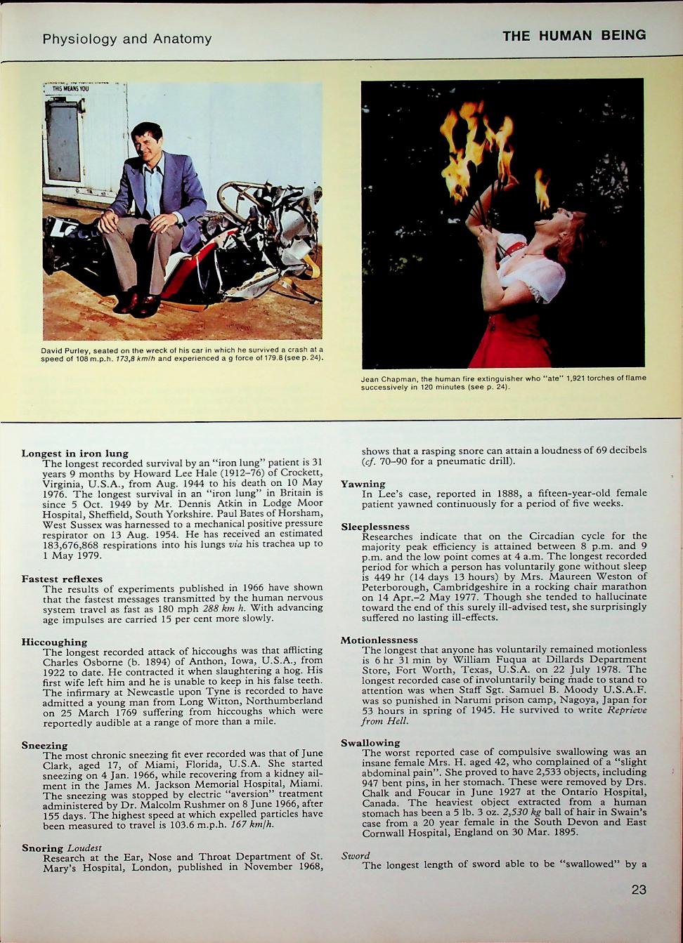 GUINNESS BOOK OF RECORDS 1980