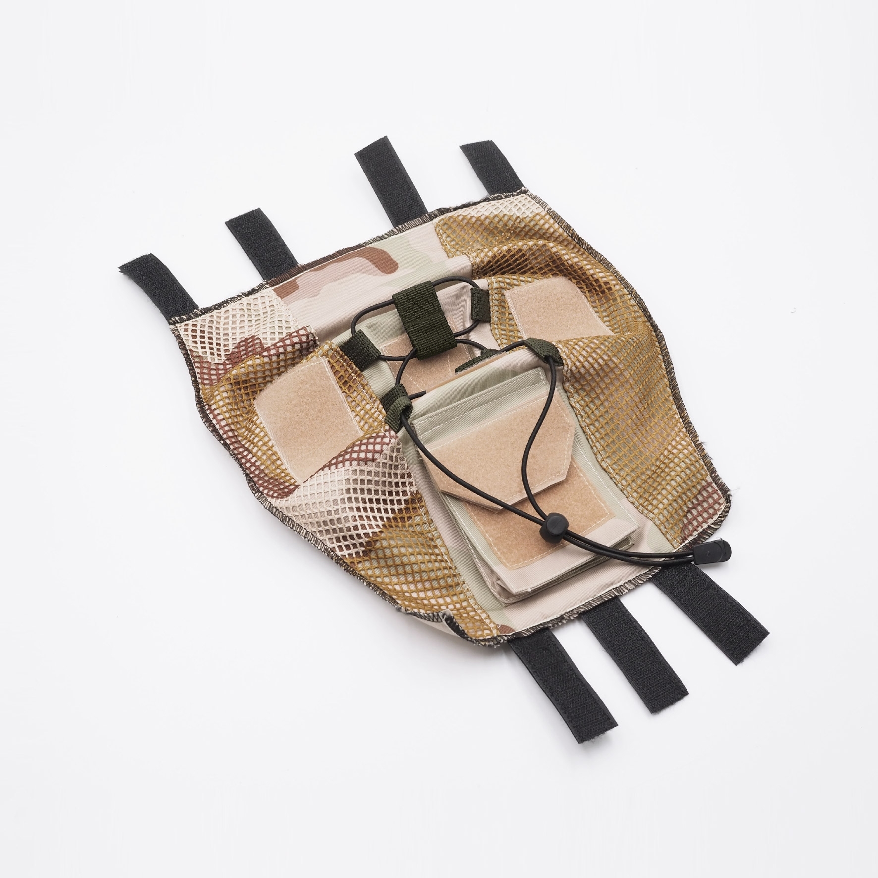 🇹🇭 586 ไทยแลนด์ แทคติคอล ผ้าคลุมหมวกฟาส-ตาข่าย : F6# สี อส.