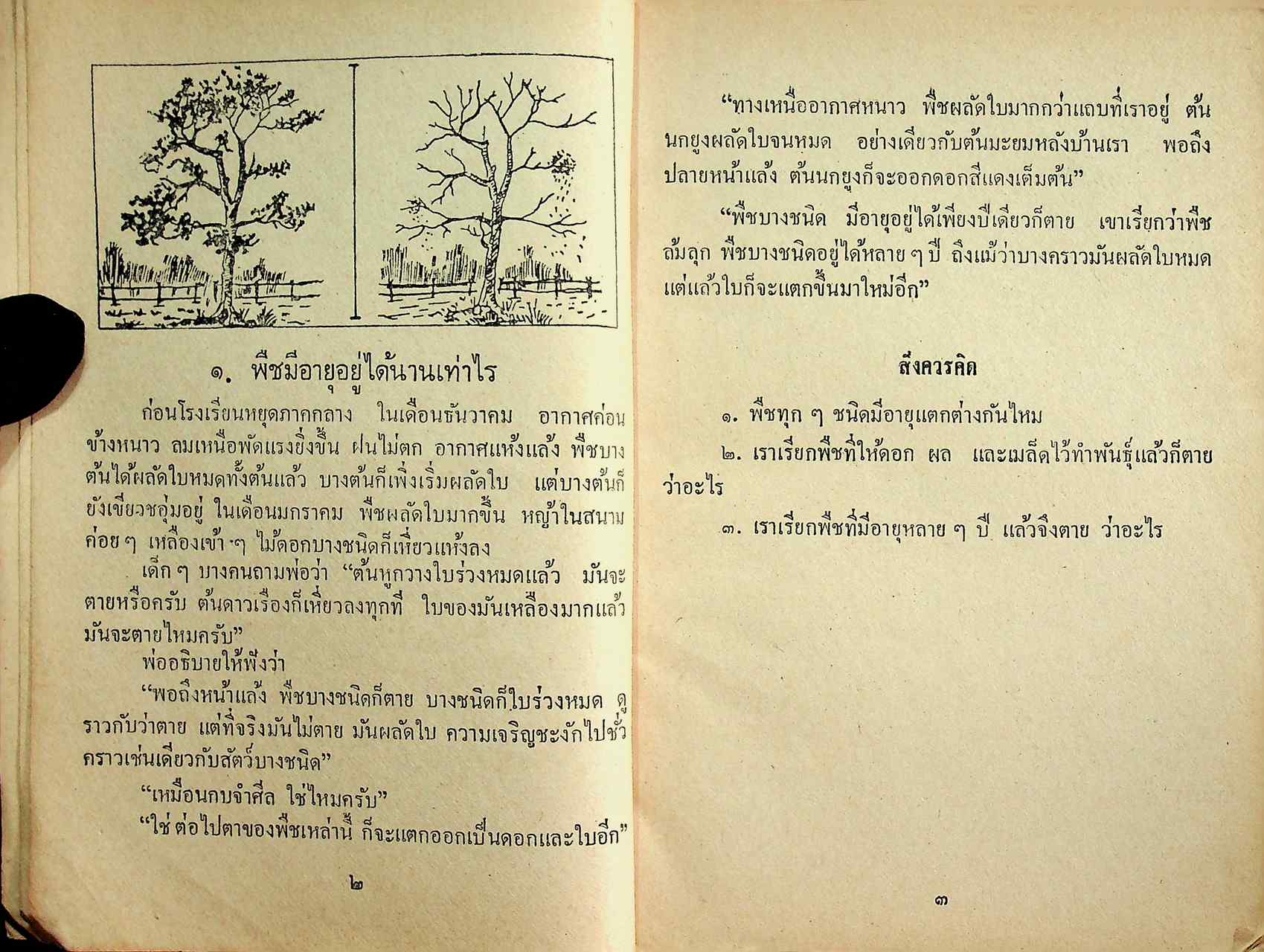 แบบเรียนวิทยาศาสตร์เบื้องต้น เล่ม ๓ ชั้นประถมปีที่ ๓