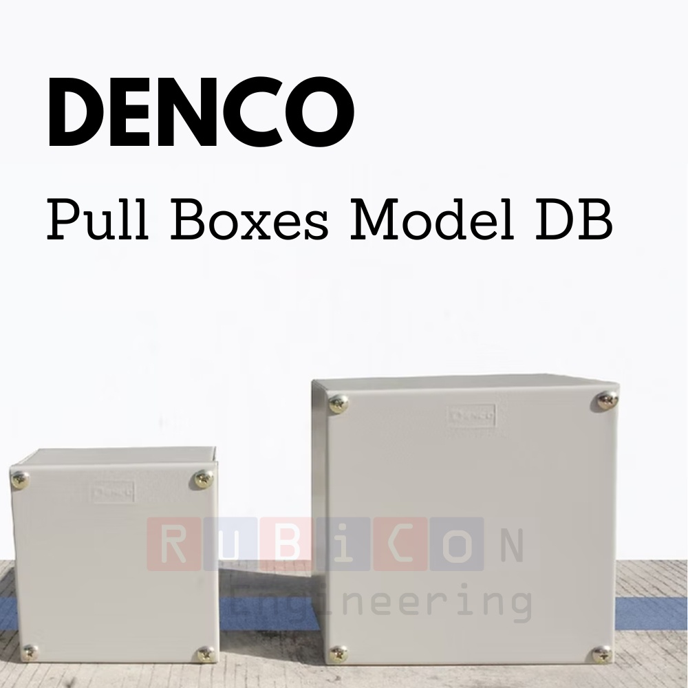 DENCO DB-01 ตู้ Pull Box ตู้ไฟ ขนาด : 100X150X 100 มม. วัสดุเหล็กหนา 1 มม. (Pull Box MODEL DB)