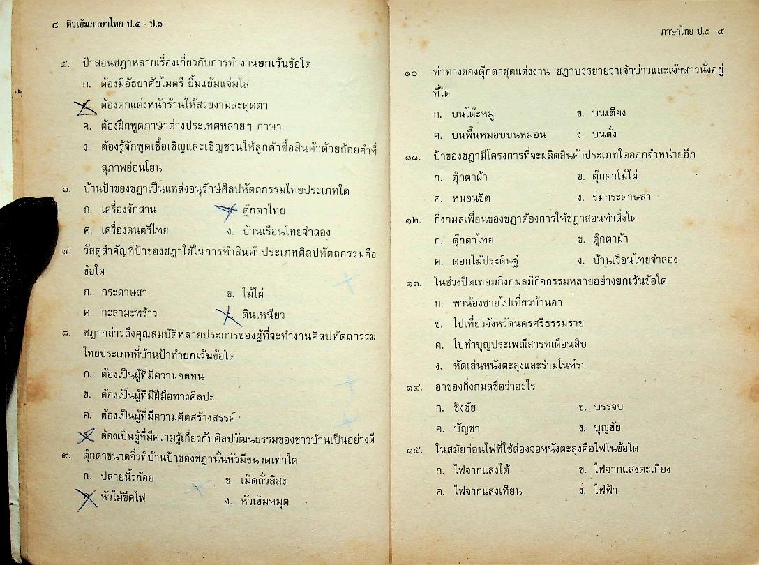 ติวเข้มภาษาไทย ป.๕ - ป.๖