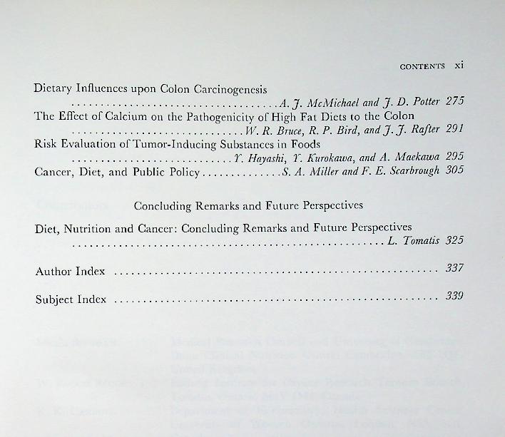 DIET, NUTRITION AND CANCER 16