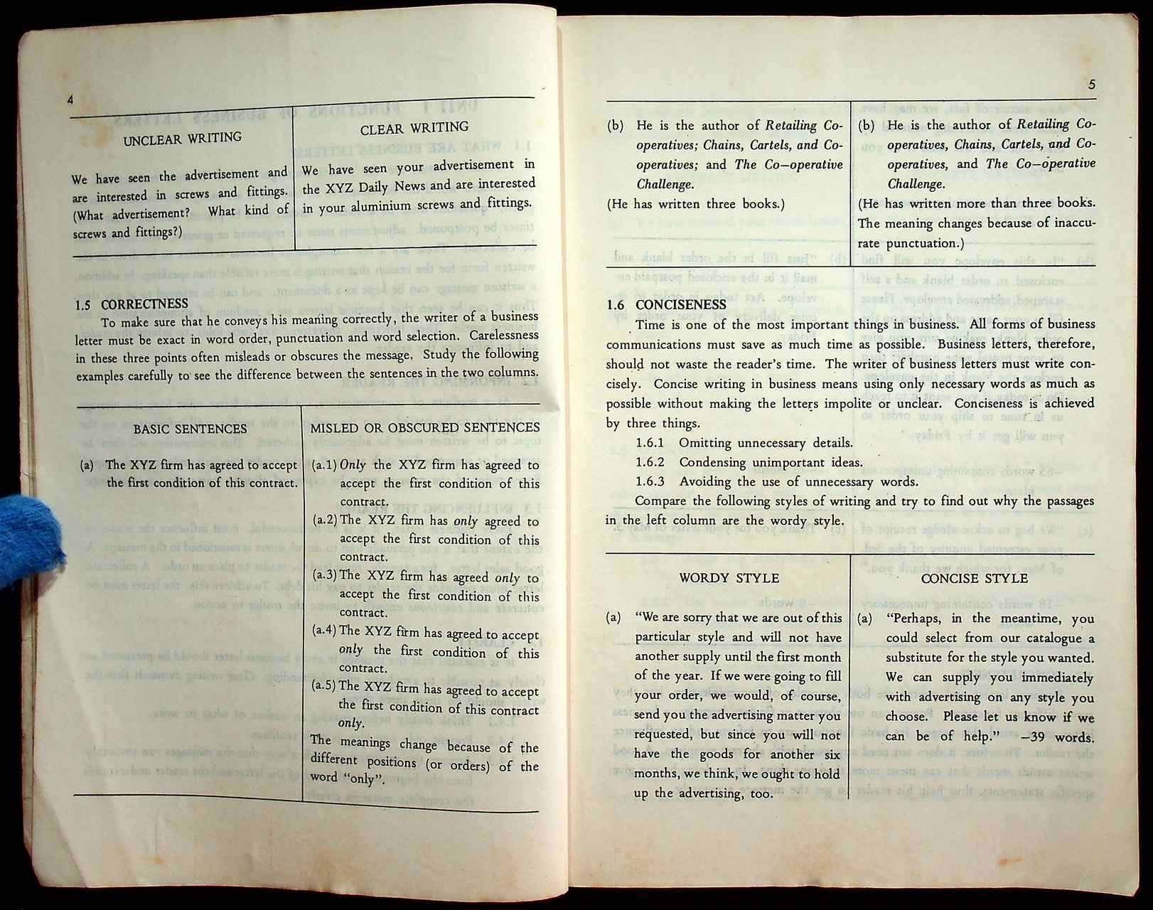 แบบเรียนภาษาอังกฤษ BUSINESS CORRESPONDENCE FOR COMMERCIAL STUDENTS มัธยมศึกษาปีที่ ๖ แผนกพณิชยการ