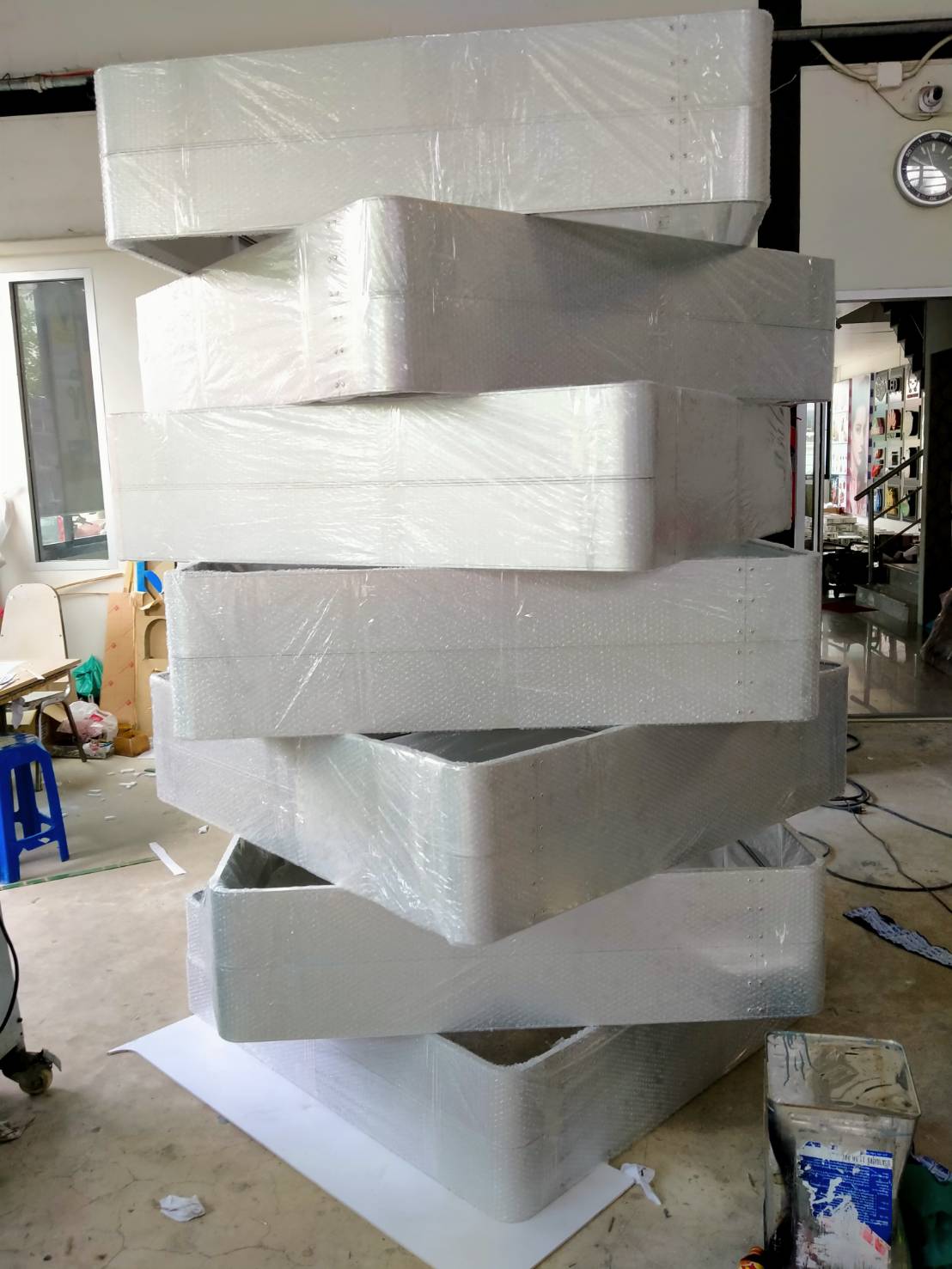 ขอบตู้ไฟอลูมิเนียมสมูท 6นิ้ว เหมาะสำหรับงานป้ายไฟทุกชนิด