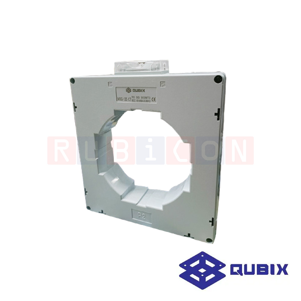 QUBIX MSQ-125 3000/1A, 5000/1A, 3000/5A, 5000/5A, CLASS 0.5 / 20VA / 15VA หม้อแปลงกระแสไฟฟ้า ซีที CT MSQ SERIES ( CURRENT TRANSFORMERS MSQ SERIES )