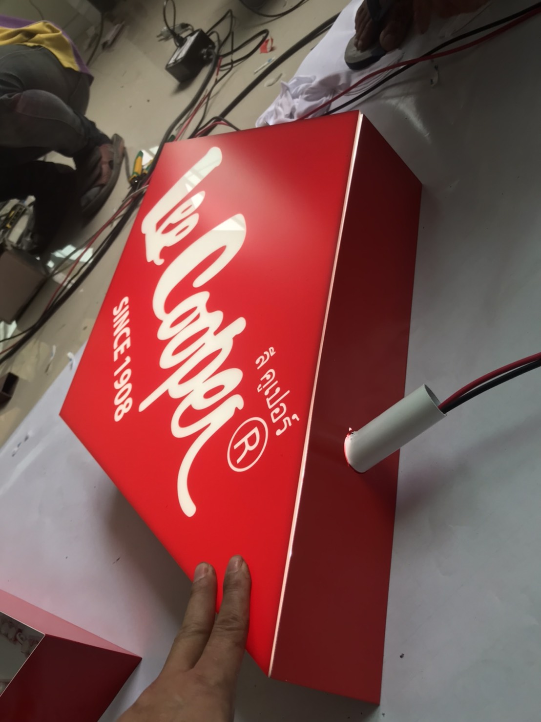 งานโลโก้ป้ายไฟแอลอีดี งานLEE COOPER ลี คูเปอร์