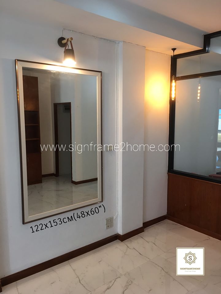 กรอบกระจกเงา ขนาดกระจก 122x153cm (48x60")