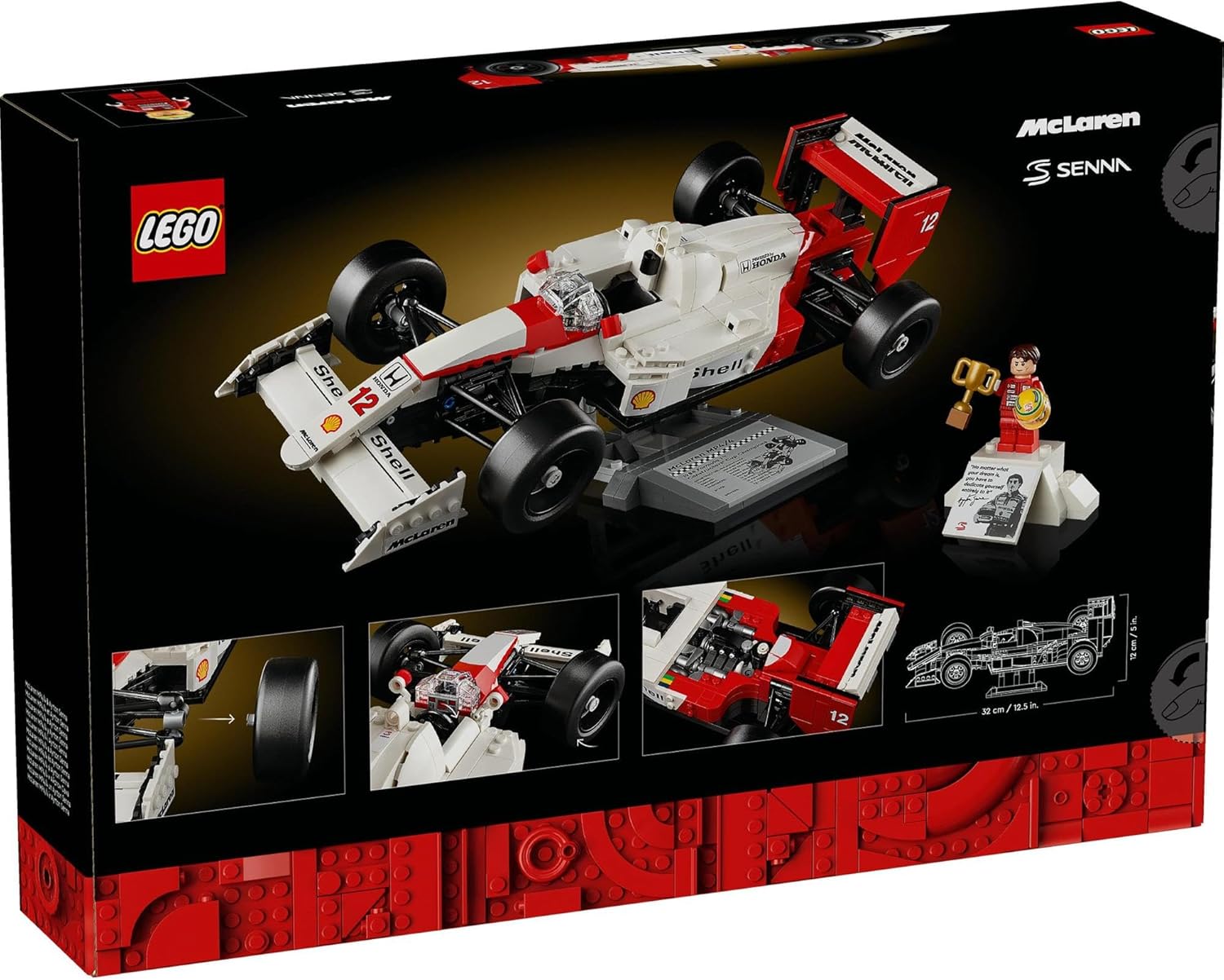 **MTS Toys**เลโก้ Lego 10330 Icons : McLaren MP4/4 & Ayrton Senna