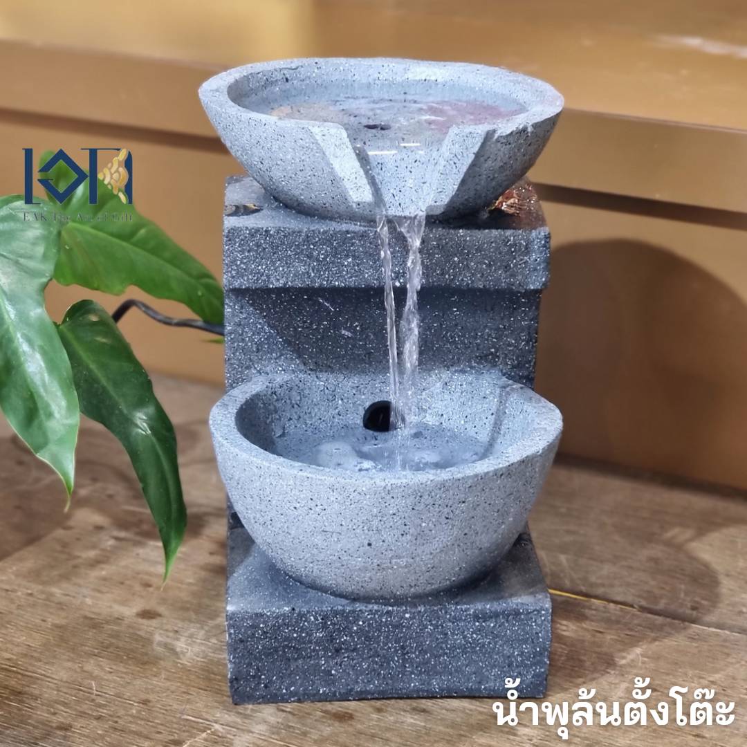 น้ำพุล้นตั้งโต๊ะรหัสสินค้า2375 ของขวัญมงคลเสริมฮวงจุ้ย ตกแต่งบ้าน ตั้งวางโต๊ะร้านค้า ที่ทำงาน