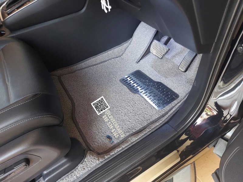 พรมปูพื้นรถยนต์ Honda Cr v G6 พรมดักฝุ่นสีเทา