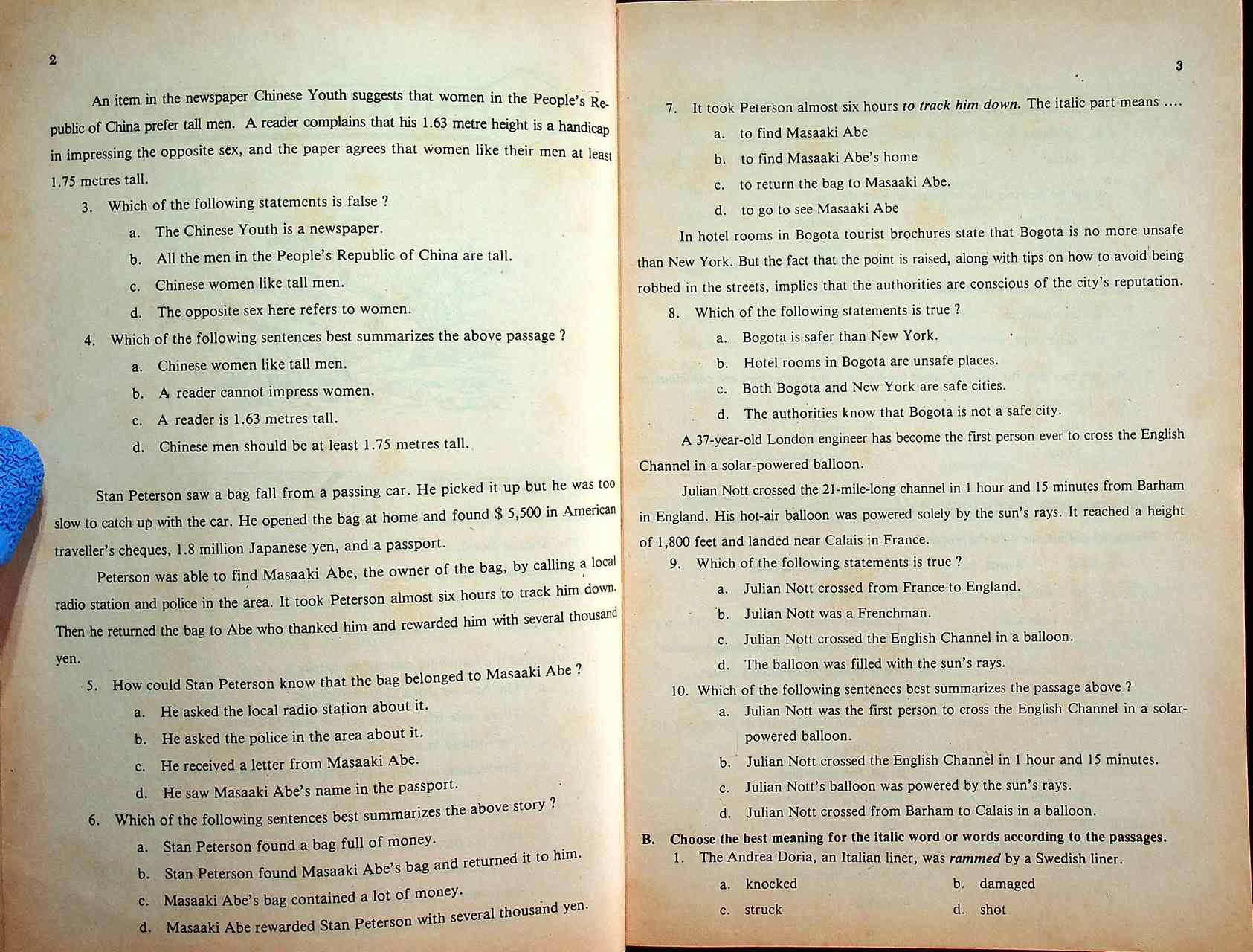 หนังสือเรียนภาษาอังกฤษ READ AND WRITE 3 ระดับมัธยมศึกษาตอนต้น