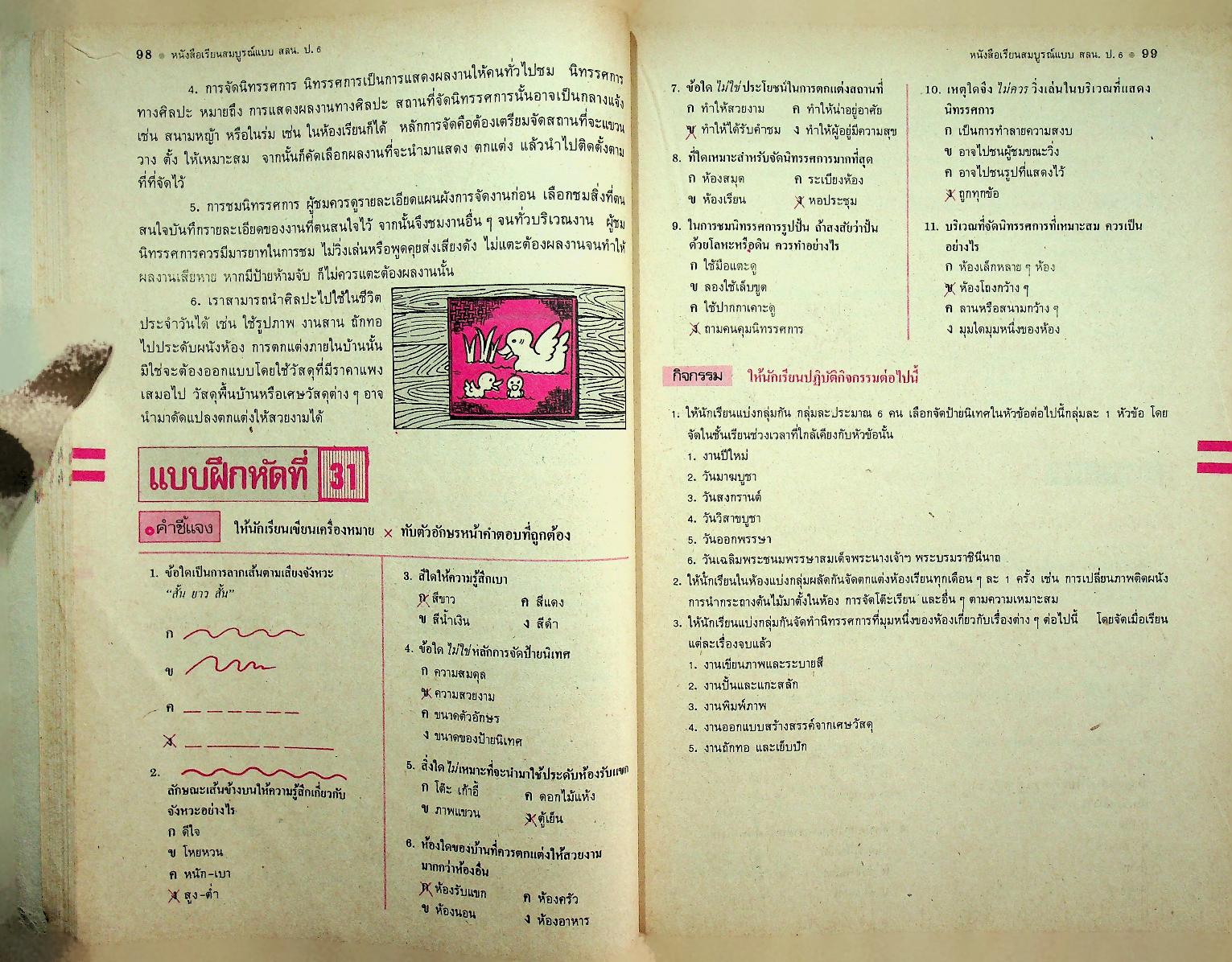 คู่มือครู-เฉลย หนังสือเรียนสมบูรณ์แบบ สลน. ชั้นประถมศึกษาปีที่ 6