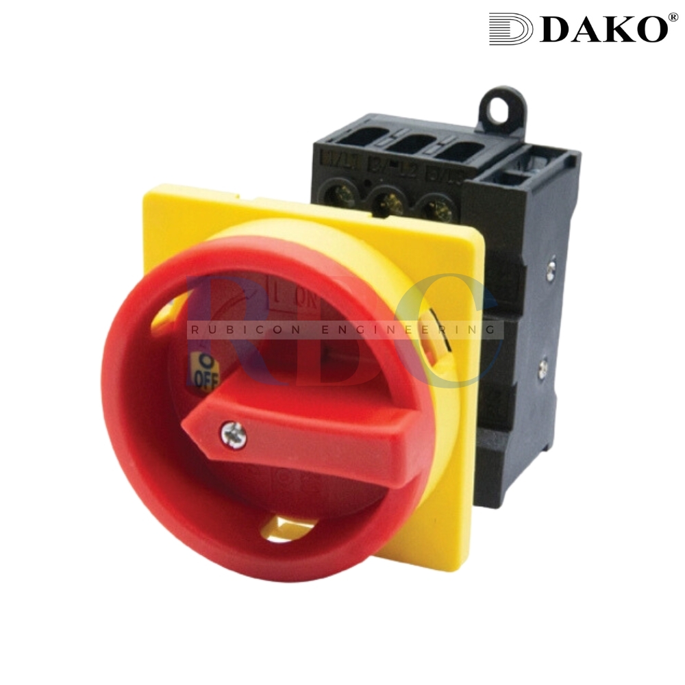 "DAKO" DKP1-3032AB 3P 32A เซฟตี้สวิทช์แบบลูกบิด ( ROTARY SAFETY SWITCH )