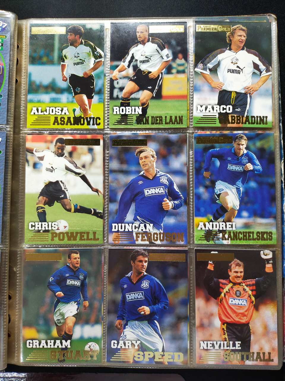 MERLIN'S PREMIER GOLD TRADING CARDS 1996-97 SEASON