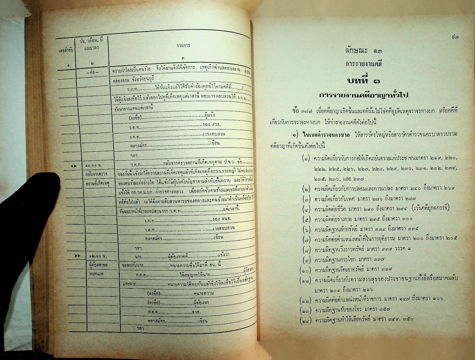 ระเบียบการตำรวจเกี่ยวกับคดี (ฉบับย่อที่สมบูรณ์) เล่ม ๒