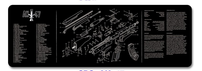 🇹🇭 940 ไทยแลนด์ แทคติคอล แผ่นรองอเนกประสงค์ Gun Cleaning Mat (แบบยาว)