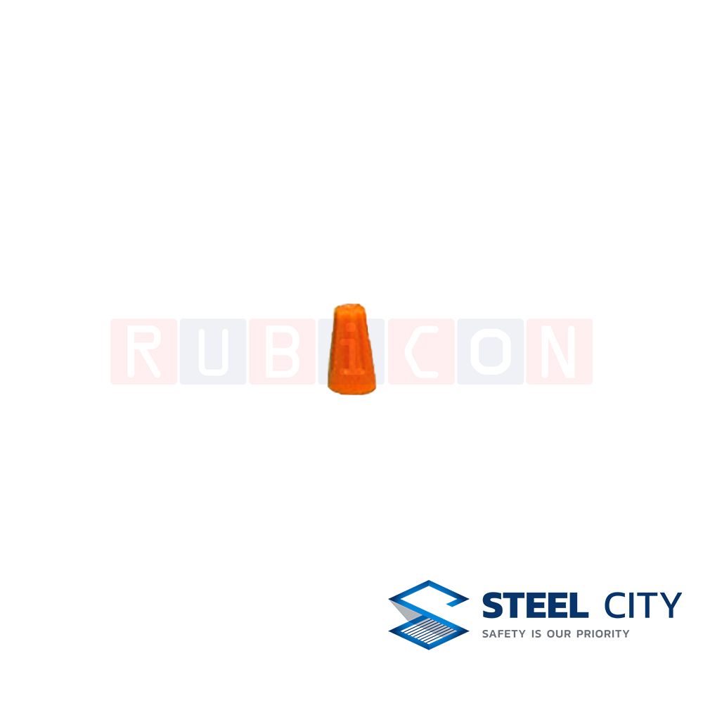 STEEL CITY WN33 วายนัท สีส้ม วายนัทจับสายไฟ สำหรับสายไฟขนาด 2 x 1.5 mm2 (WIRE NUTS)