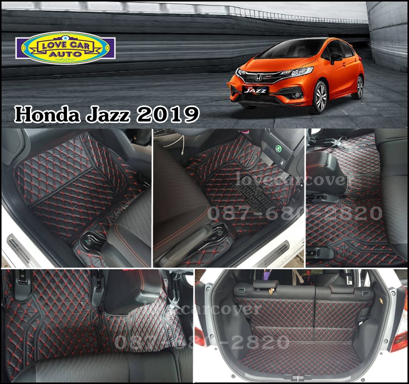 พรมปูพื้นรถยนต์เข้ารูป Honda Jazz All New