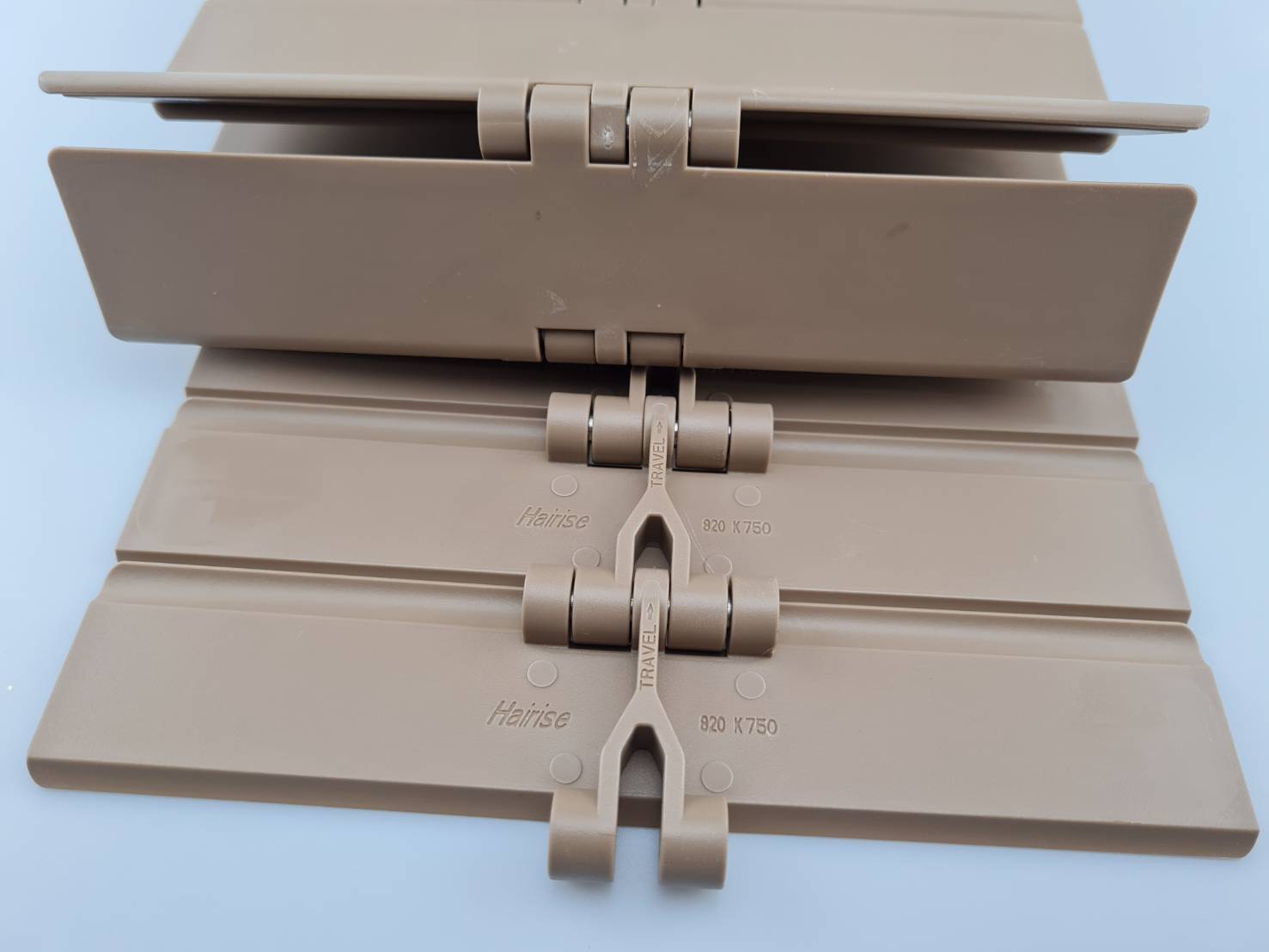 820-K750 Top chain สายพานลำเลียง(Conveyer) ขวดในโรงงานอุตสาหกรรมเป่าขวดหรือโรงงานผลิตน้ำ