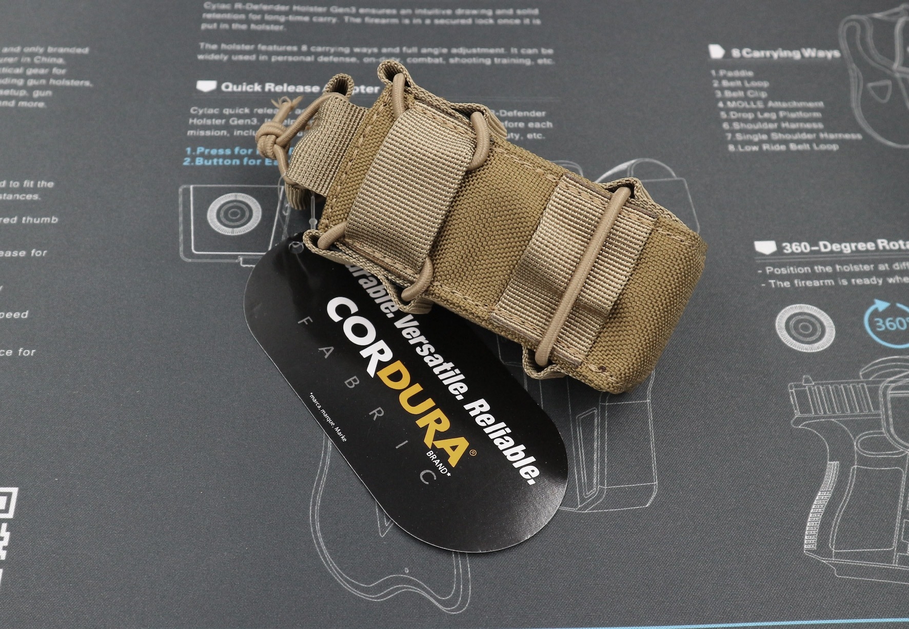 🇹🇭 864 ไทยแลนด์ แทคติคอล ซองใส่แม็กกาซีน Pistol Magazine Pouch ( PMP )