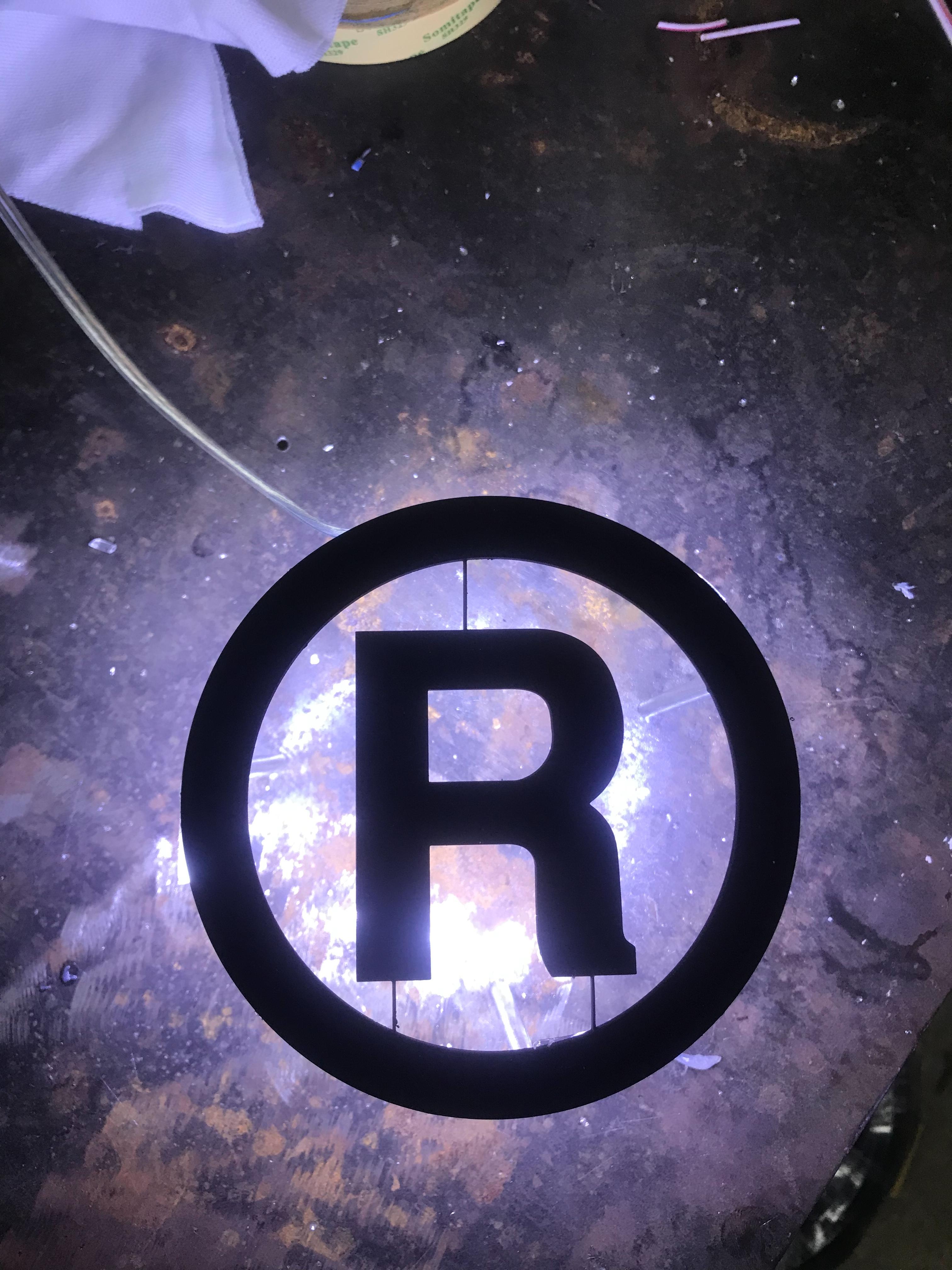 งานป้ายวินเทจ งานเลเซอร์เหล็กไฟออกหลัง งานไทยโทน THAI TONE CAFE'