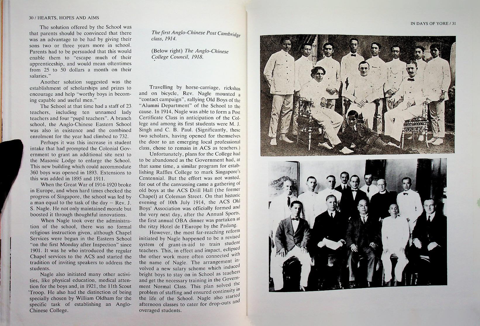 HEARTS HOPES & AIMS : The Spirit of the Anglo-Chinese School