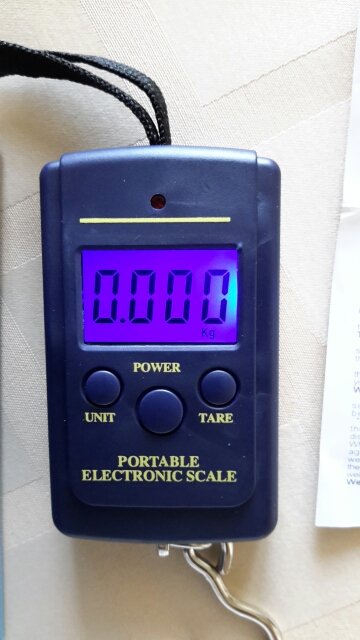 เครื่องชั่งกระเป๋าเดินทางแบบพกพา Pocket Digital Scale