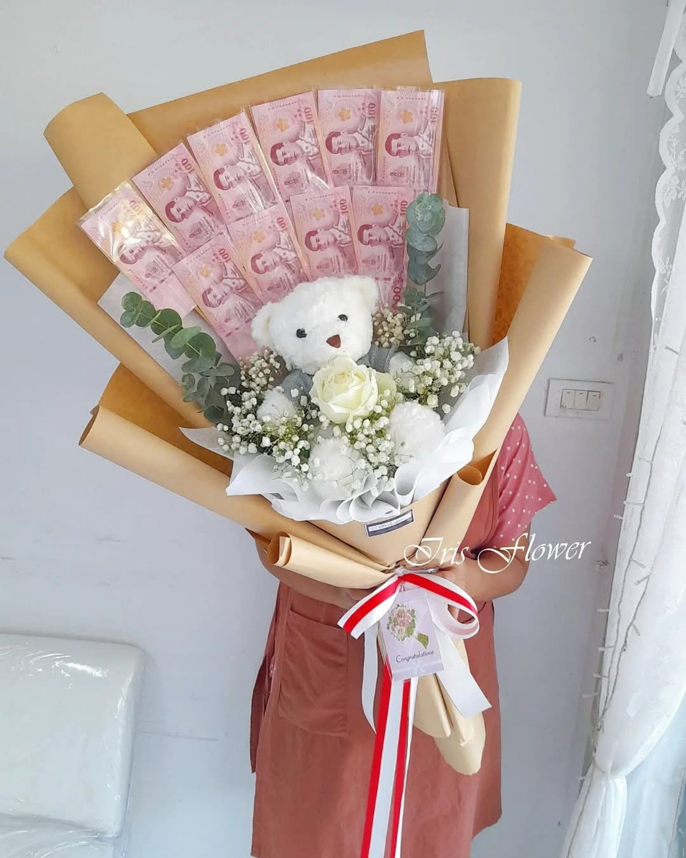 ธนบัตร 10 ใบ 1000 / ค่าจัดทำ 1590