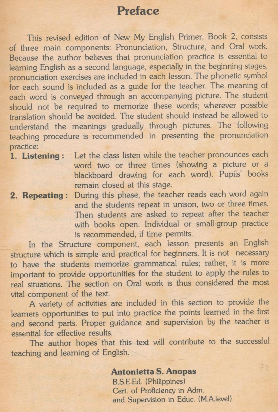 NEW MY ENGLISH PRIMER BOOK 2