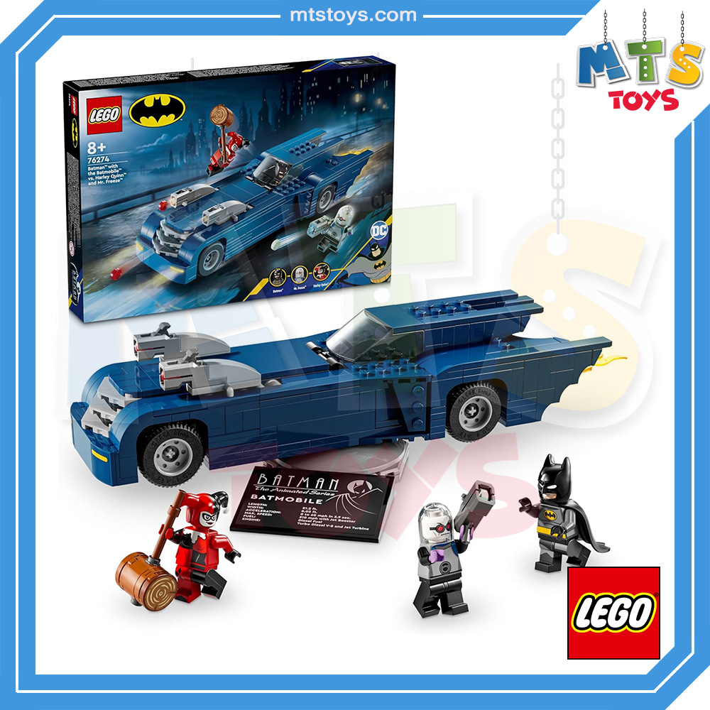 **MTS Toys**เลโก้ Lego 76274 DC Comics Super Heroes : Batman the Batmobile vs Harley Quinn and Mr. Freeze