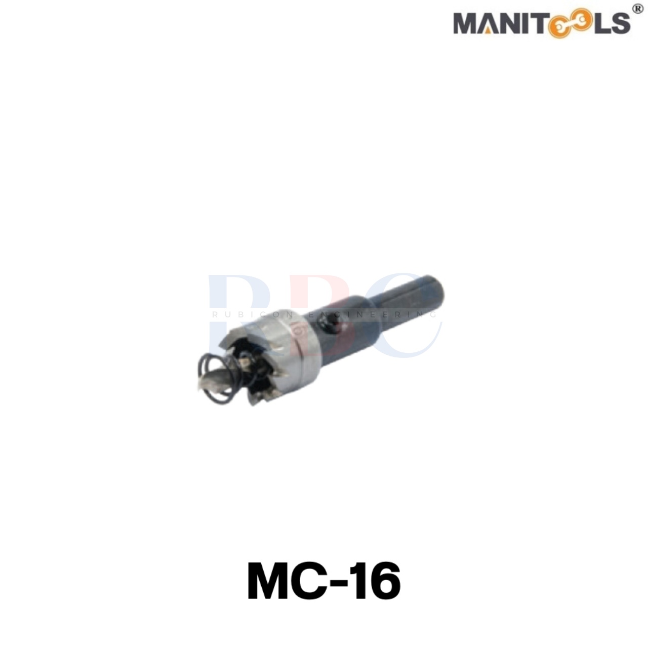 "MANITOOLS" ดอกเจาะรูกลม สำหรับเจาะเหล็ก (CARBIDE TIP HOLE SAW “ MH” TYPE)