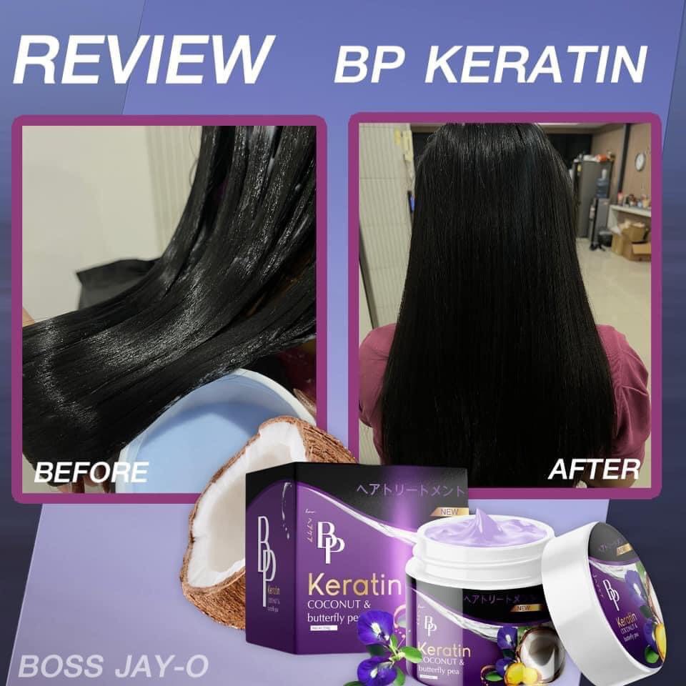 บีพี เคราติน โคโคนัท เคราตินหมักผม BP Keratin Coconut & Butterfly Pea