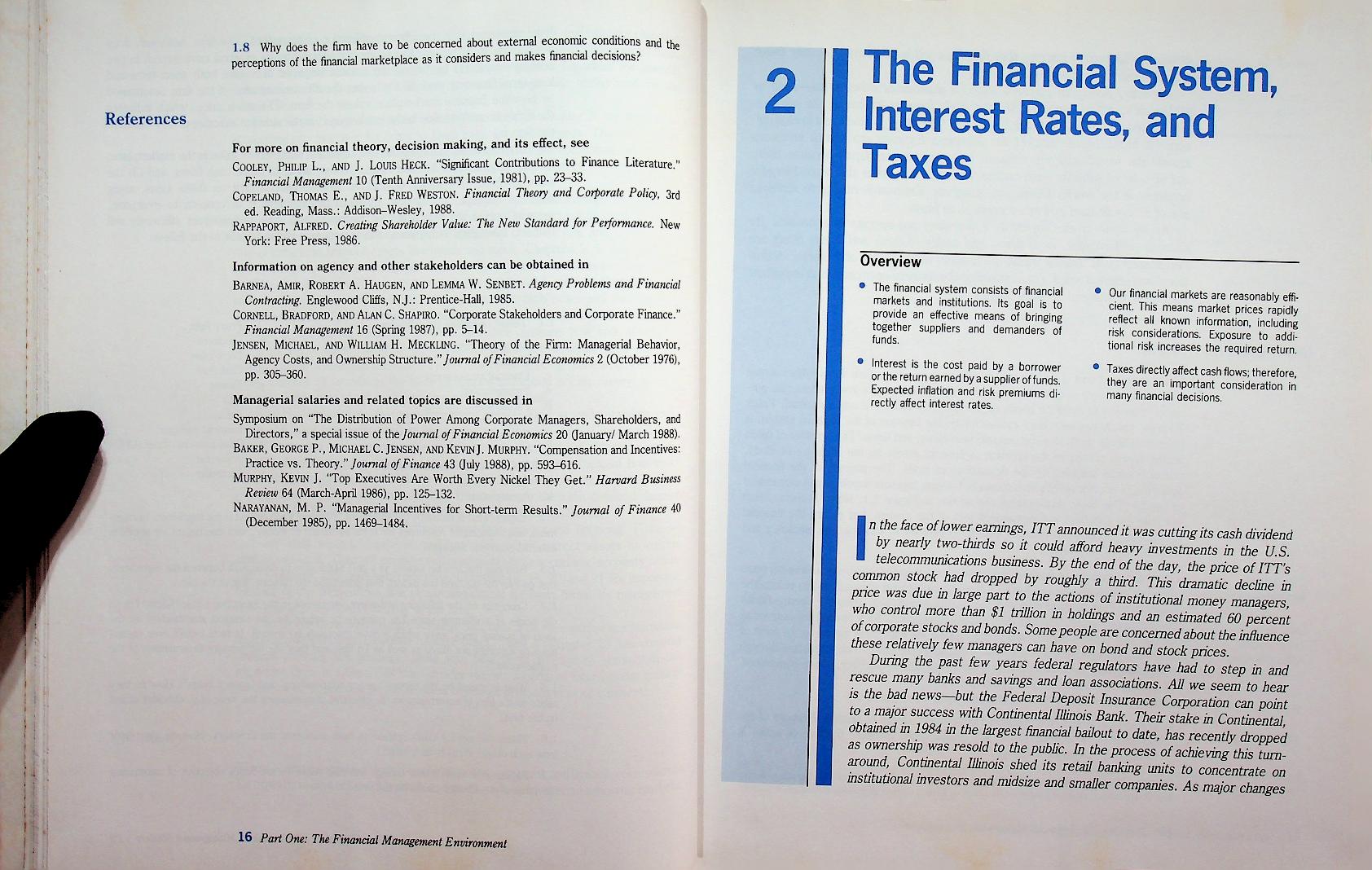 ESSENTIALS OF FINANCIAL MANAGEMENT