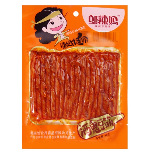 ล่าเถียว เต้าหู้แท่งเกลียวปรุงรสหม่าล่า 70g