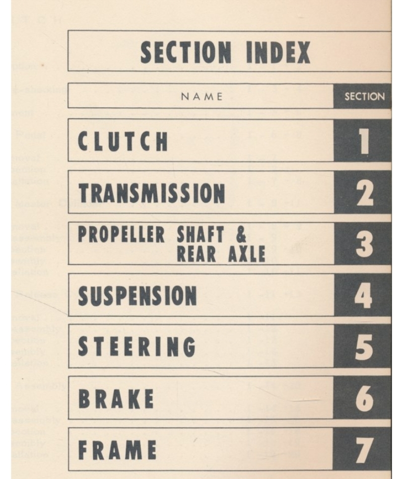 TOYOTA DA FA FC REPAIR MANUAL CHASSIS GROUP