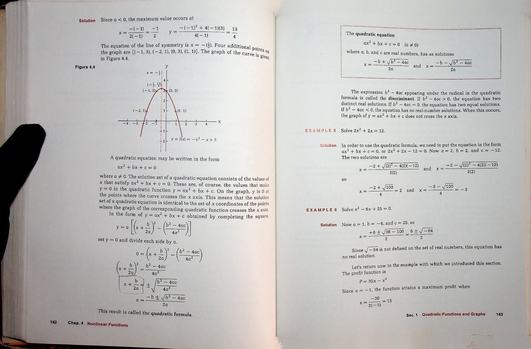 Finite Mathematics with Application to Business and the Social Sciences