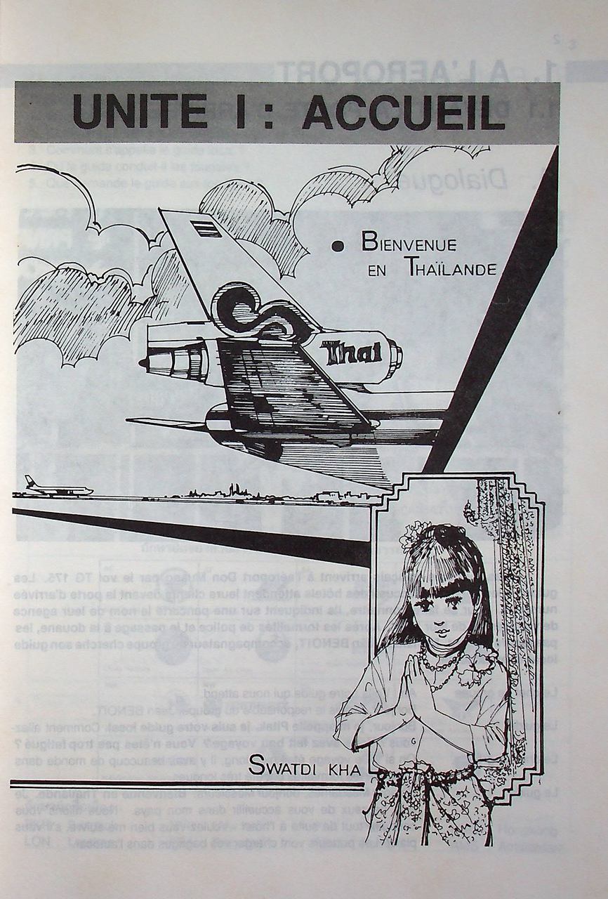 แบบเรียนภาษาฝรั่งเศสเพื่อการท่องเที่ยว 1 ฝ. 641 Bienvenue en Thailande