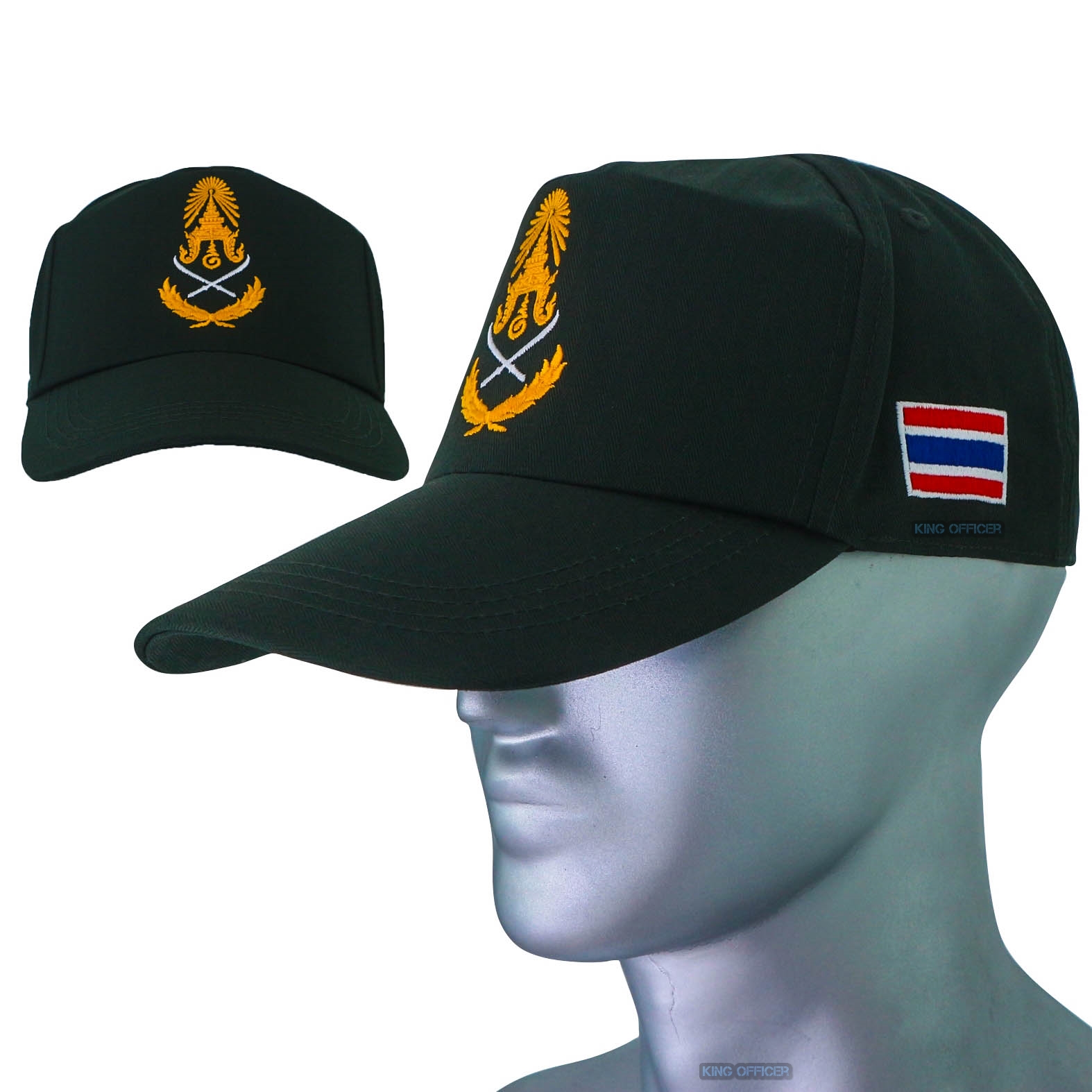 หมวกแก๊ป รด ปักโลโก้ นศท. ธงชาติไทย (มีชำระปลายทาง)