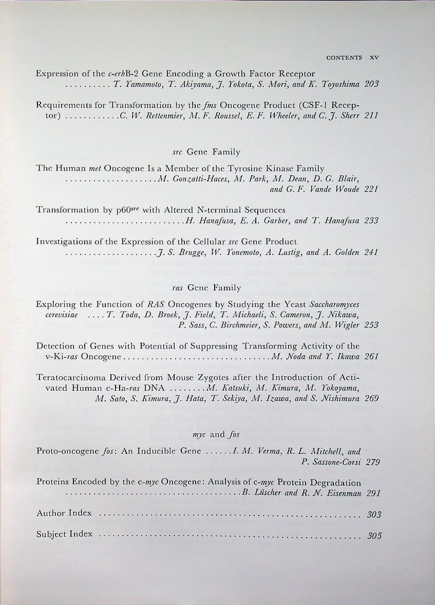 ONCOGENES AND CANCER 17